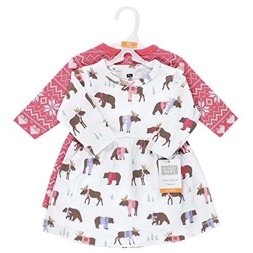 Image of Hudson Baby Girl's Cotton Dresses