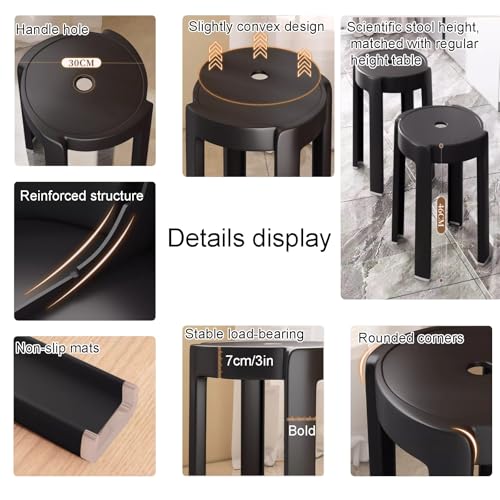 Tabourets hauts empilables design moderne en plastique de haute qualité