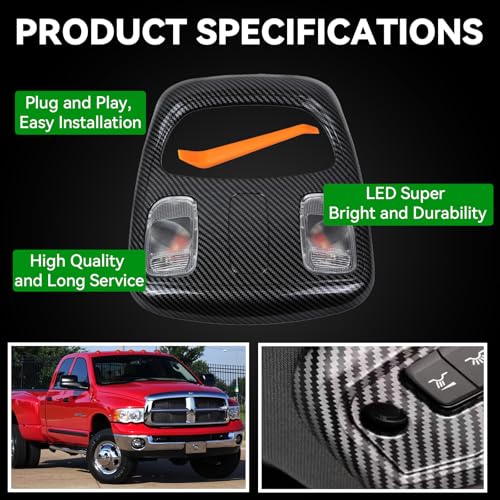 Lámpara LED interior para Dodge Ram 2002-2010 miniatura 4