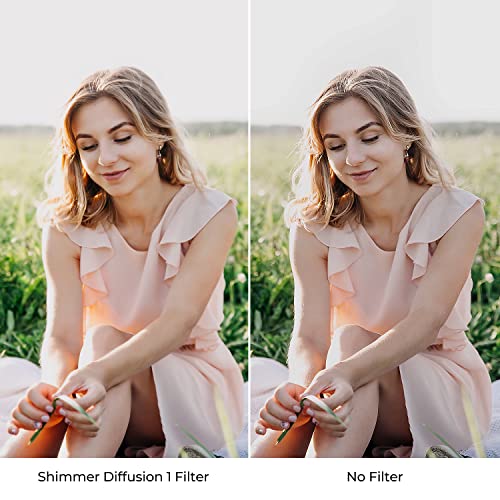 K&F CONCEPT 77mm Shimmer Diffusion 1 Filter Glimmer Effect Multi Coating Optiacl Glass Lens Filters (Nano-X Series) - Image 3