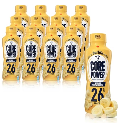 Core Power Protein Shake 26g Banana - No Added Protein Powder, La...