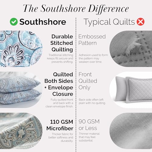 Image of Southshore Fine Living, Inc. Twin Daybed Covers, Boho Bedding Set, Boho Daybed Cover Set, 3 Pillow Shams, 1 Bedskirt, 1 Throw Pillow - Twin Day Bed Covers, Day Bed Bedding Sets, Pure Melody Aqua