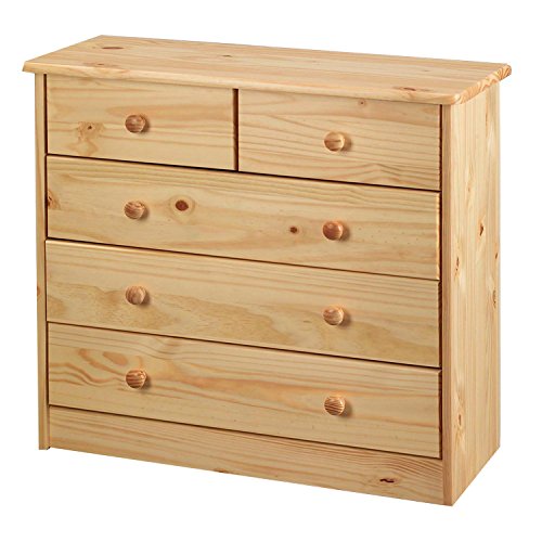 Commode 5 tiroirs pin massif