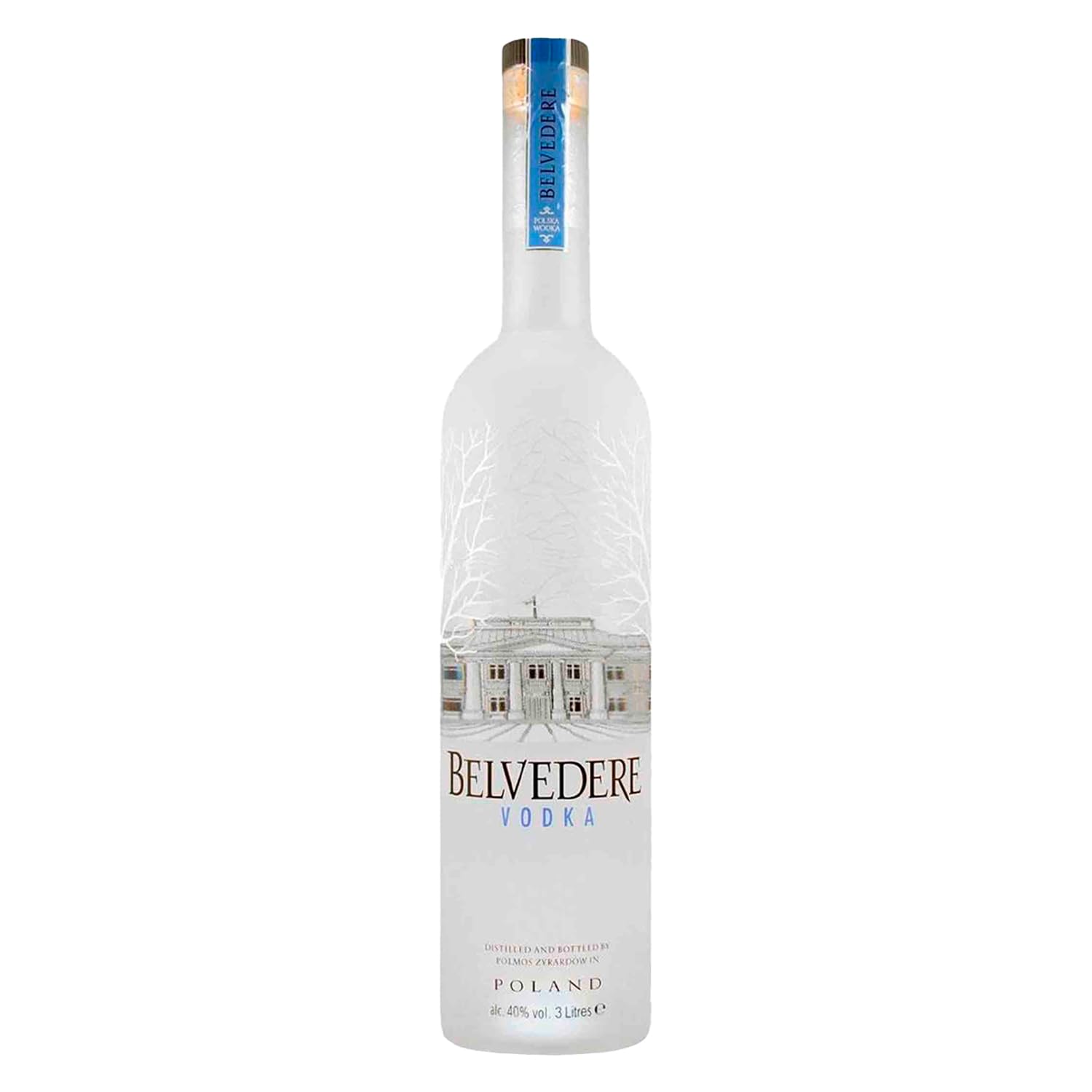 Belvedere Organic, Ultra Premium Vodka Jeroboam with LED lighting, 300cl