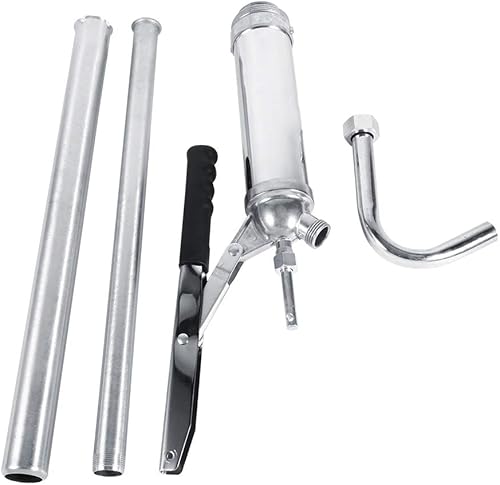 Miniatura 9 de GOTOTOP Bombas de barril accionadas a mano, kit de bomba de tambor de acción de palanca con boquilla extraíble de transferencia de combustible