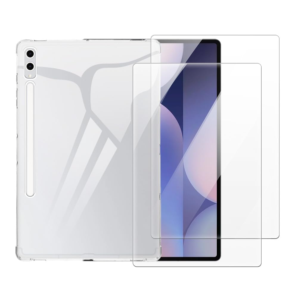 Funda para Samsung Galaxy Tab S10+ 12.4 de 2024 protector de pantalla transparente 8