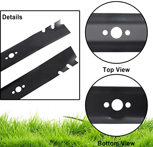 Wadoy 120-9500-03 Blades Compatible with Toroo Timemasterr 30 inch Mower Mulching Blades Parts 15.4\" (2 Pack) for 20199 20200 20975 20977 22207 20120P 116-6358-03