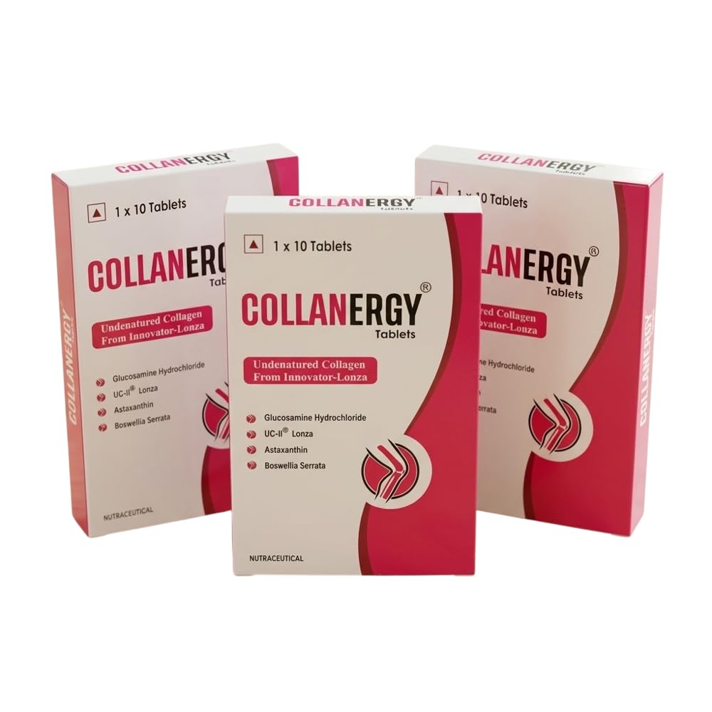 SHUBAN Collanergy Tablets with Glucosamine Boswellia Astaxanthin UC II Formula Reddish Brown Tablet Form Blister Packaging Supplement-image-17