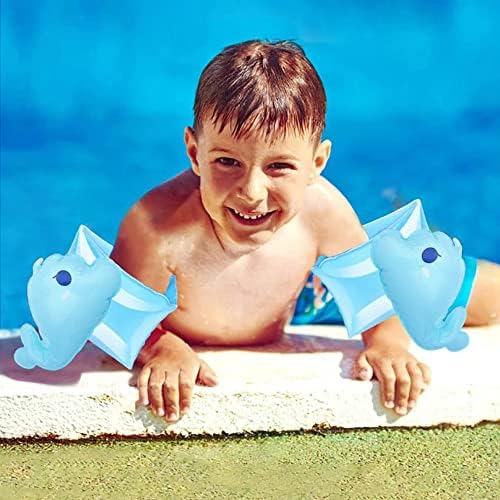 FYting swimming armbands,2 Pcs arm bands childrens swimming armbands 3-6 year kids armbands for swimming Pool Arm Floatie Sleeves Floater Tube Water Wings Swimming Armlets Inflatable(Shell)