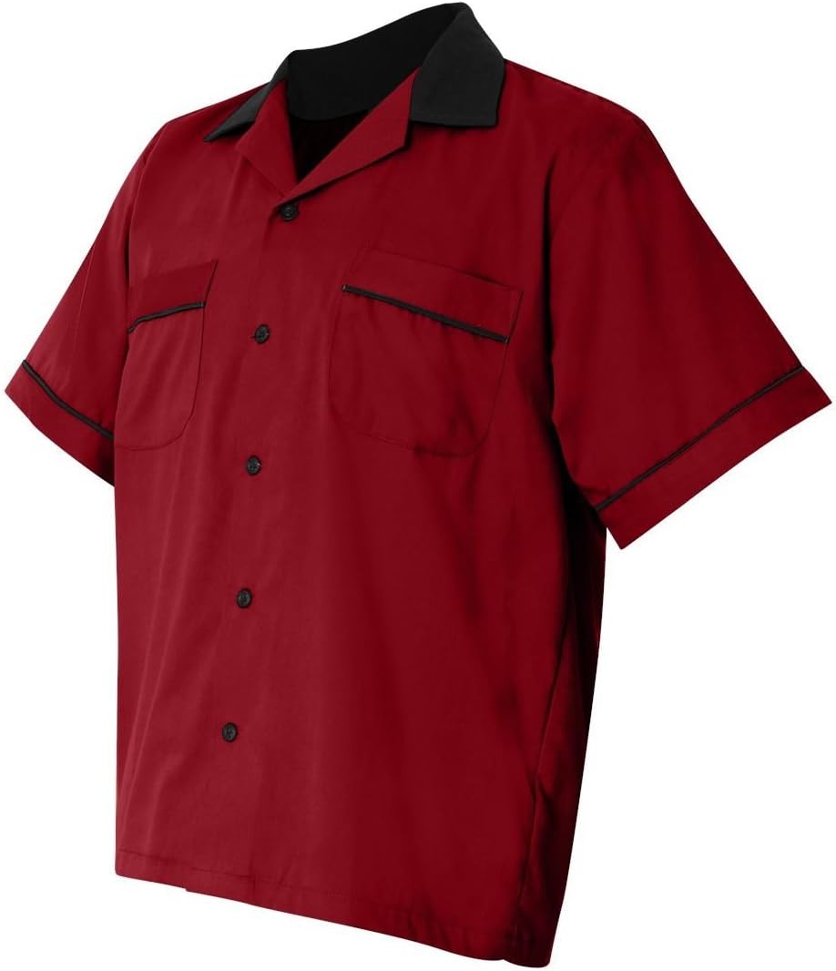 Hilton GM Legend Bowling Shirt XL Red/ Black
