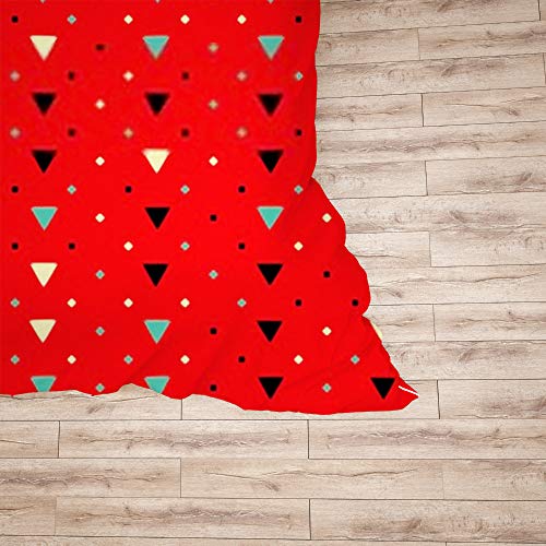 Housse de couette sans repassage parure de lit King triangles - 6