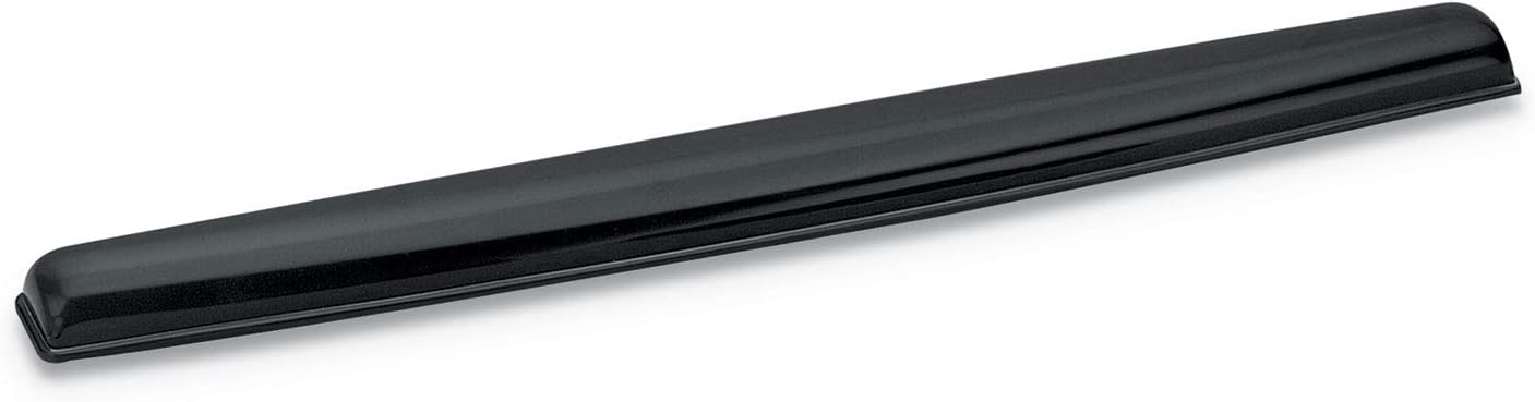 Fellowes Crystal Black Wrist Rest (9112201)