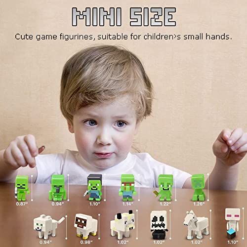 Moyee Mini Figures, 36 Pack Action Figures Toys, Cute Game Series Characters Cake Toppers For Collection Birthday Party Supplies Easter Egg Fillers, Party Gift For Kids Boys Fans #TOP1