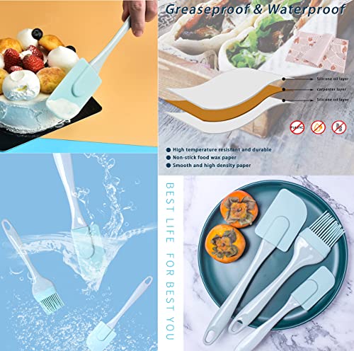 Kenond Large Springform Cake Pan, 14 X 11-Inch Rectangle Cheesecake Pan, Tiramisu Bakeware With 50Pcs Wax Paper, 3Pcs Spatula Set, Non-Stick Baking Pan Mold Leakproof #TOP7