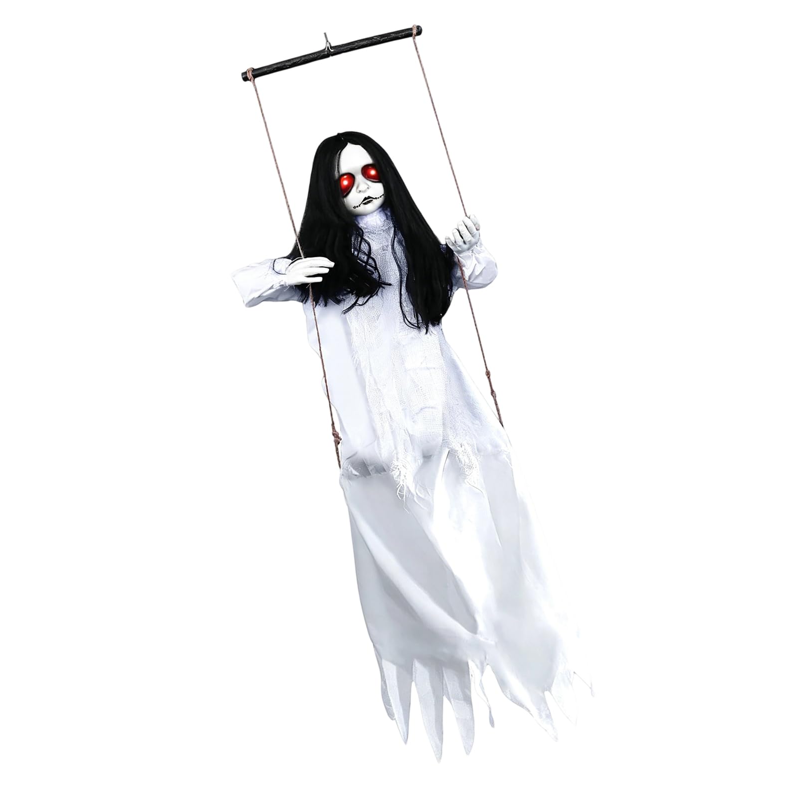 NVOQILIN Halloween Specter Decoration Realistic Fabric Hanging Scary Props Eerie Halloween Decors for Party Haunting House Decors Eerie