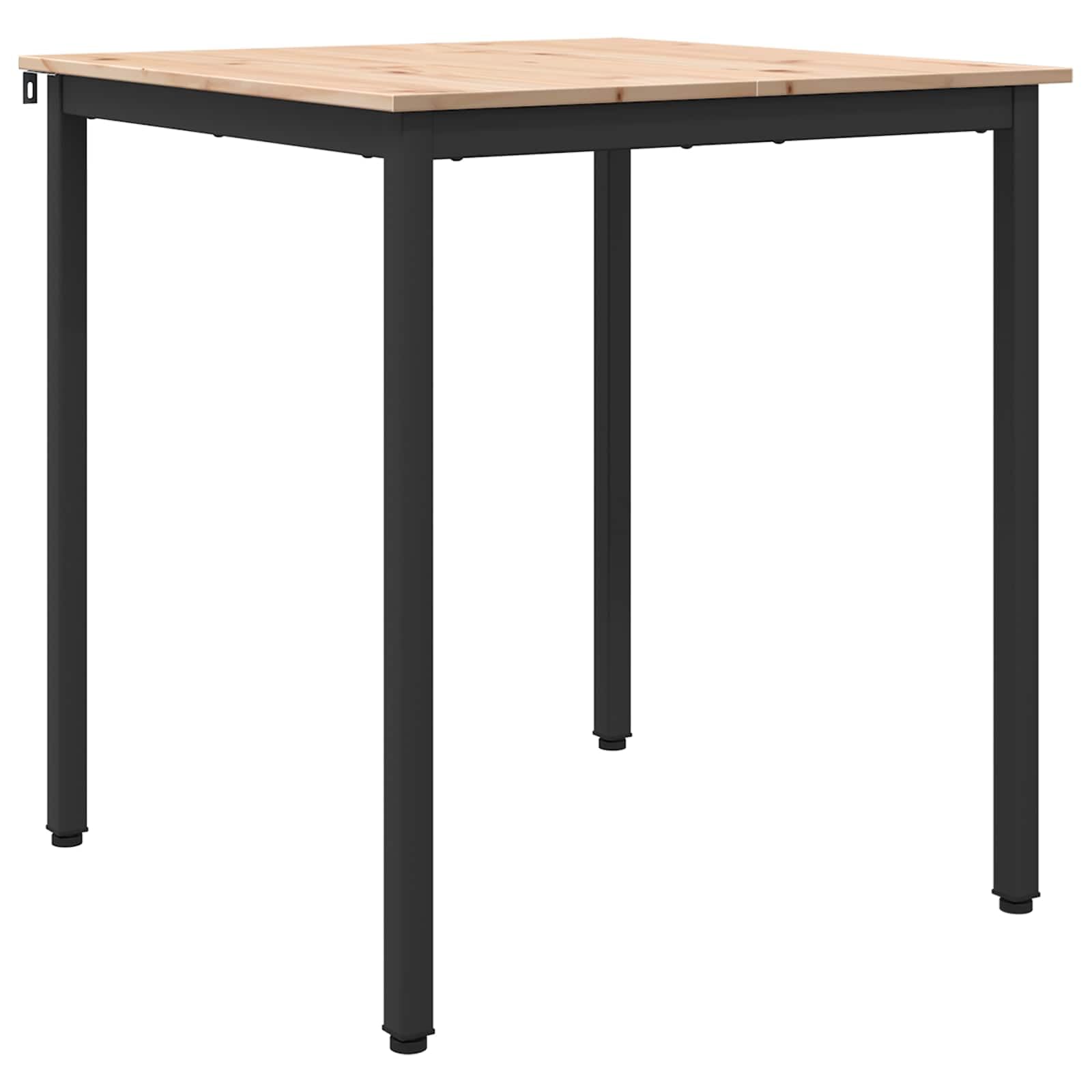 Table de repas moderne style industriel pour petite cuisine et studio