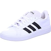adidas Grand Court Td Lifestyle Court Casual Shoes, Sneakers Donna, Cloud White, Core Black, Cloud White, 43 1, 3 EU