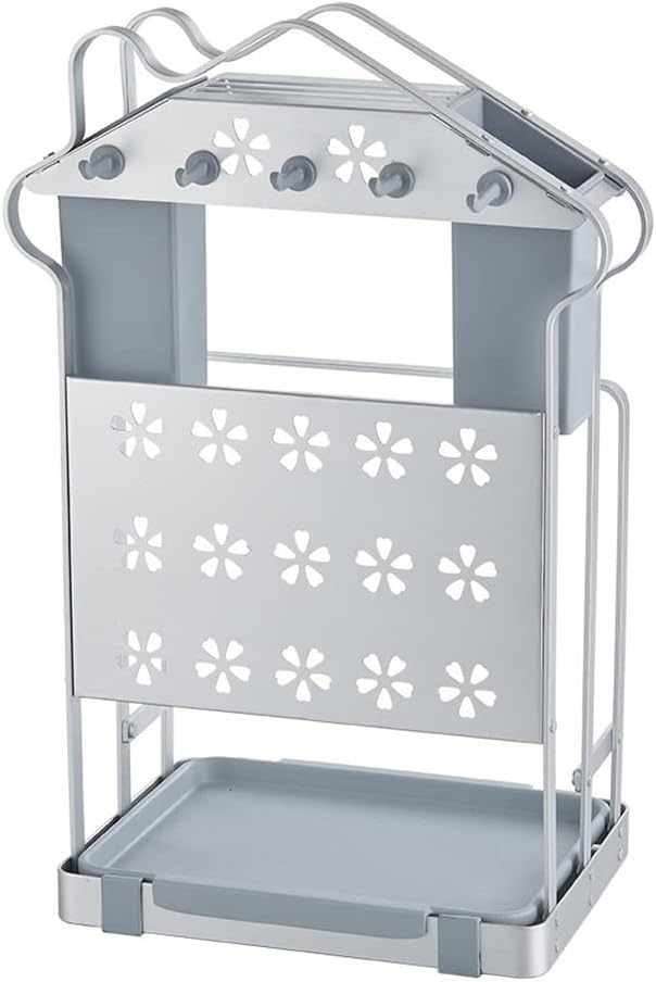 JSEIAJB holder, kitchen storage rack, multifunctional countertop, chopsticks, supplies, stainless steel storage rack