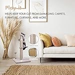 MECOOL Cat Scratching Post Premium Basics Kitten Scratcher Sisal Scratch Posts with Hanging Ball 22in for Kittens or… - Image 3