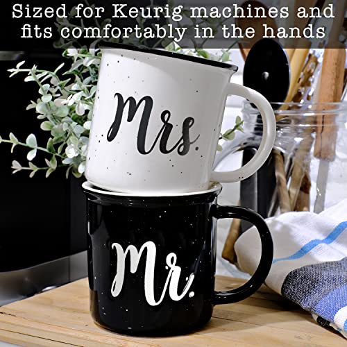 Mr And Mrs Mugs 11 Ounce, Ceramic Campfire Coffee Mugs, Novelty Coffee Mug, Mr And Mrs Coffee Mugs Set, Unique Coffee Mugs, Mr & Mrs Mugs, Coffee Mug Mr Mrs, Couples Mugs, Mr Mrs Coffee Cups #TOP3
