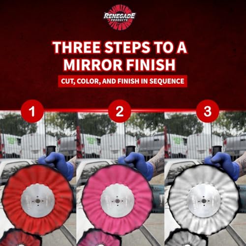 Renegade Products 3-Step Stainless Steel Polishing Kit – Airway Buffing Wheels, Compound Bars & Safety Flanges – Mirror Shine System for Steel Restoration by Renegade Products - Used condition - Image 7