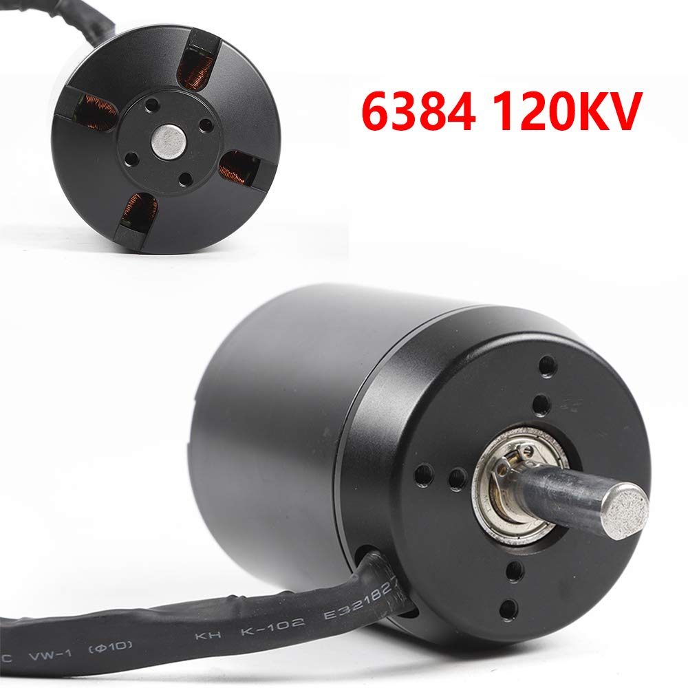 Bezszczotkowy silnik DC 2970 W, 24-60 V, 120 kV, moment obrotowy 2,5-4 Nm, maks. 7200 obr./min, silnik czujnika, do skuterów elektrycznych, rowerów elektrycznych, desek surfingowych – stop aluminium