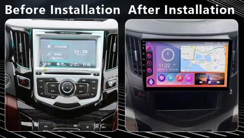 Radio Coche 2 DIN Bluetooth con Android Auto y Airplay para BYD 2012-2016 2