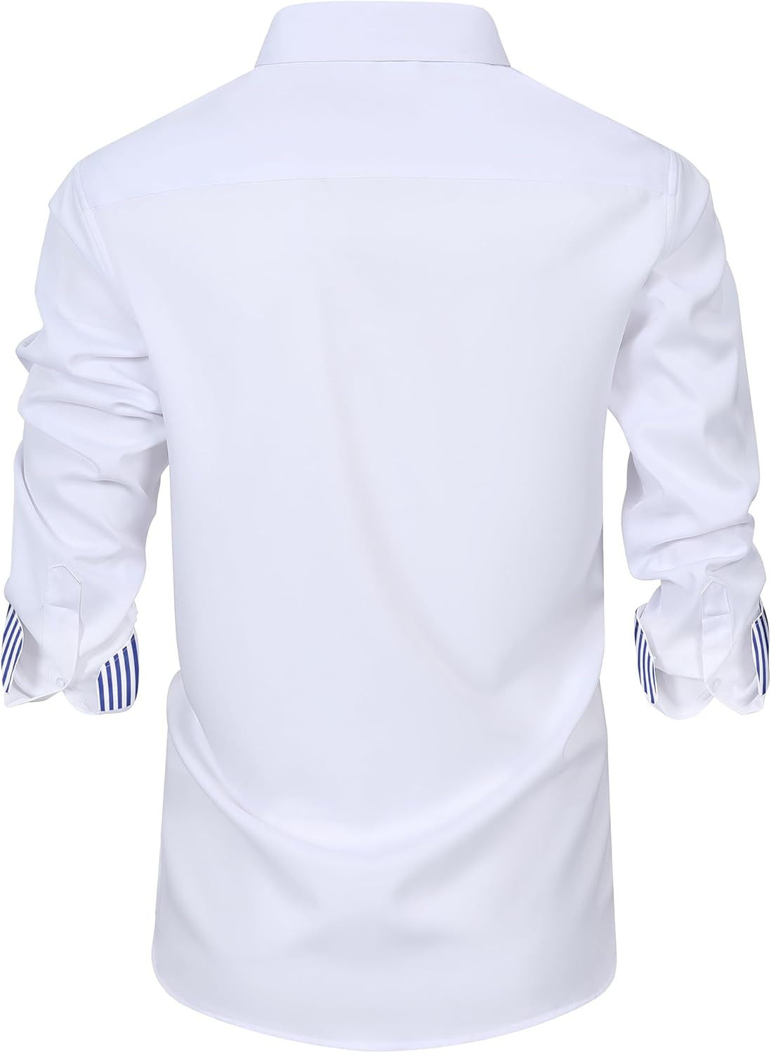 Lion Nardo Mens Dress Shirts Long Sleeve Dress Shirts for Men Inner Contrast Button Down Casual Shirts for Men Big and Tall - Image 3