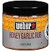 Weber Honey Garlic Dry Rub Gluten Free Seasoning 2 Jars (Two 13 Oz Jars) Bundle