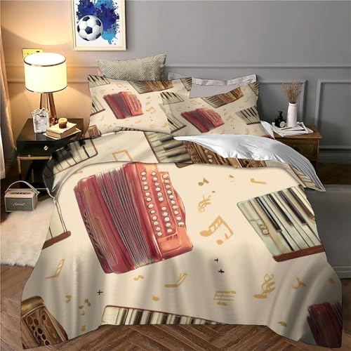 Parure de lit notes musicales pour des nuits douces en musique - 6