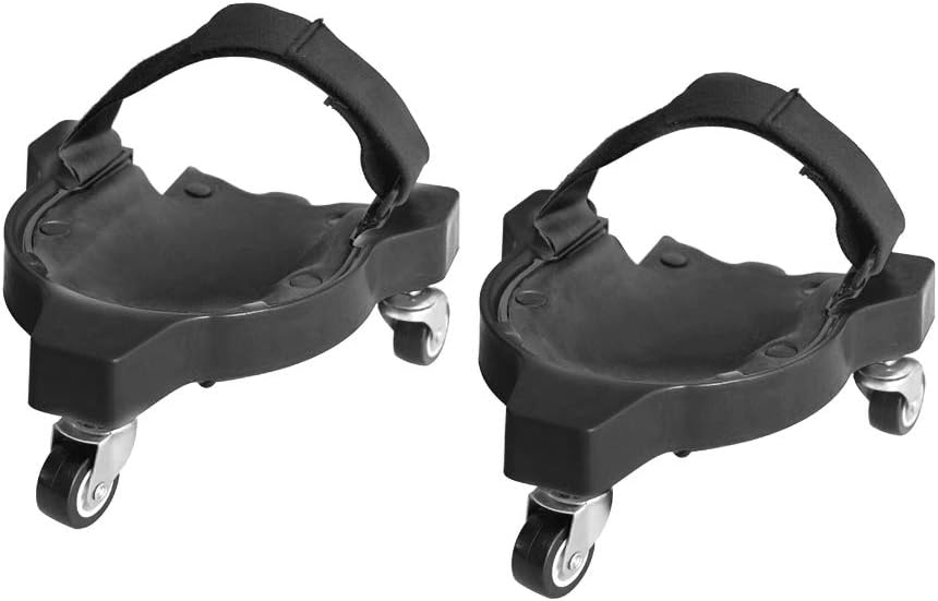 PannowKneeBlades Adjustable Gliding Gel Knee Wheeled Rolling Pads
