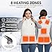 KOVNLO Womens Heated Vest, 5 in 1 Smart Controller, Lights-out Design, Electric Heated Jackets (Battery Pack Not Included)