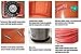 Metal Drum Heater Silicone Barrel Band Warmer with 30‑150℃ Adjustable Temperature, Heavy Duty Industrial Heater Metal Drum Heater for Garage Factory (Color : Digital with Thermostat, Size : 800W)