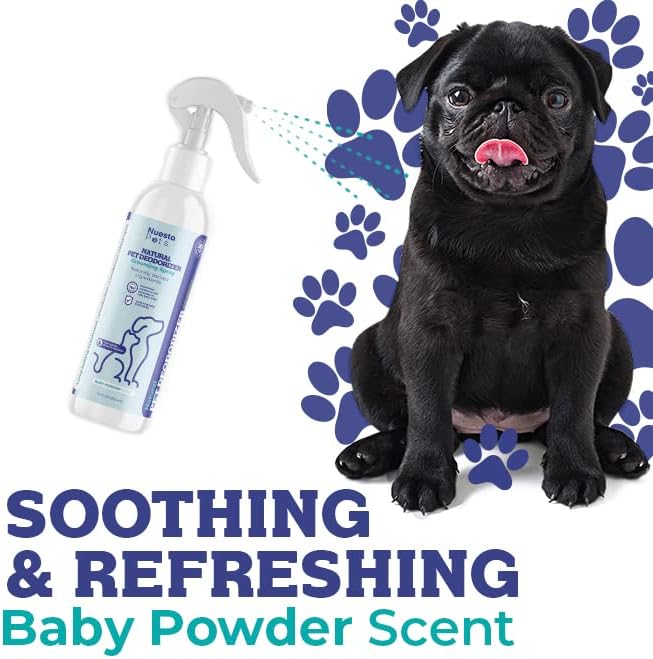 Miniatura 5 de Nuesta Pets - Desodorante y neutralizador de olores para mascotas con avena y aloe  Desodorante en aerosol de secado rápido derivado naturalmente