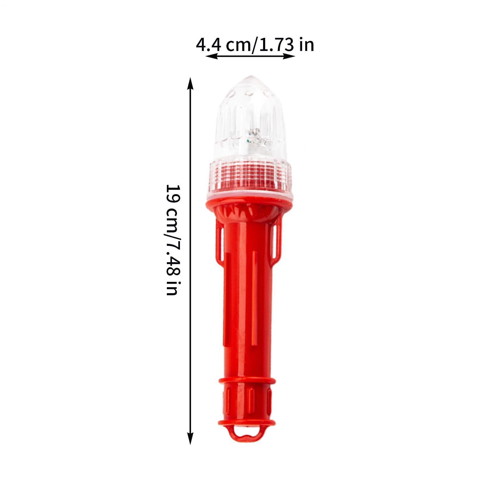 Set Di Razzi Di Segnalazione Marittima A LED Da 2-19 Cm Di Luce Di Emergenza Marina | Impermeabile E Antiurto - Segnale Di Emergenza Galleggiante Leggero Da 110 G Per Barca Kayak Rafting Pali