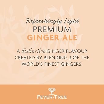 Fever-Tree Refreshingly Light Mediterranean Tonic Water 8 x 150ml (Pack of 3, Total 24 cans) & Refreshingly Light Ginger Ale 150ml (Pack of 24)