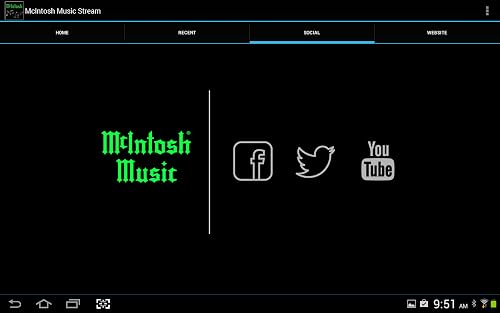 McIntosh Music Stream Tablet – vue 4