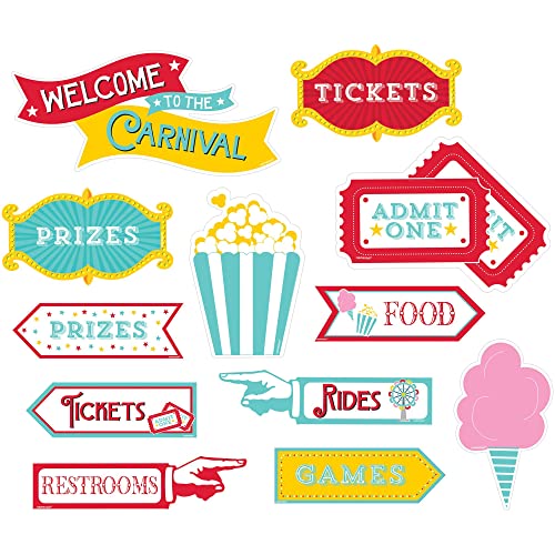 Vibrant Carnival Cutouts - (8