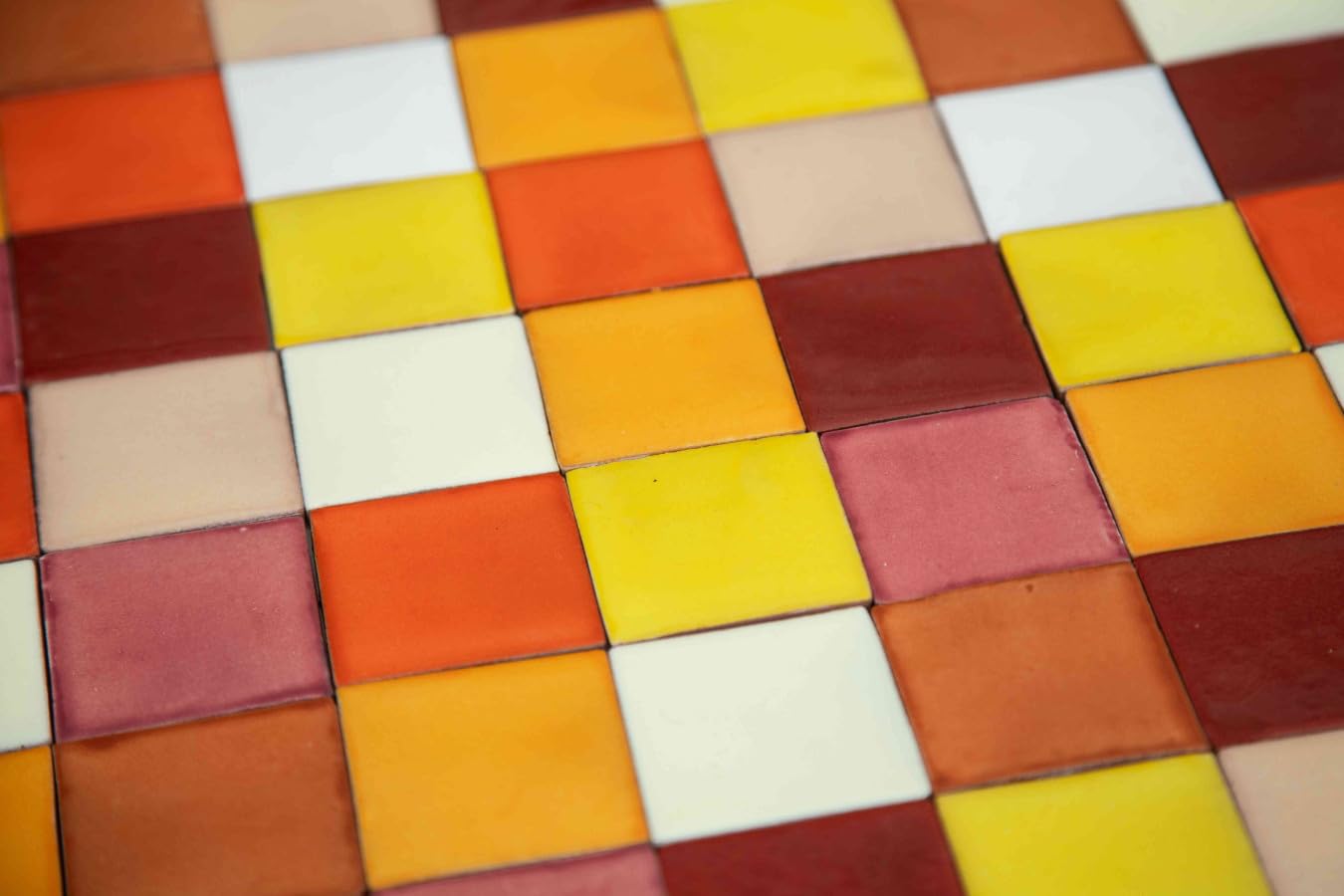 Azulejos de cerámica de colores mexicanos Conraditio - Mosaico de cerámica mexicana, mosaico de cerámica mexicana para cocina, baño, ducha, pared posterior de la cocina, un paquete de 120 azulejos 5 x