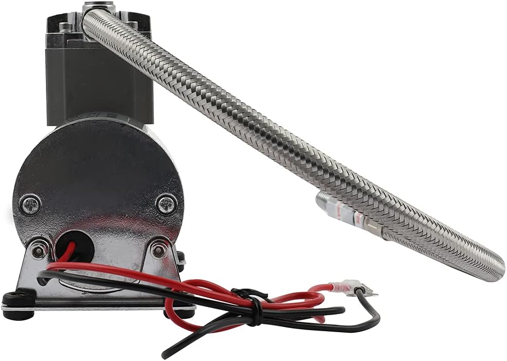 LSAILON Horns Heavy Duty Onboard Air Compressor 12V 200 PSI Universal Train Cars Air Horns Compressor with Fuse Replacement for Vehicles Semi Pickup Trucks