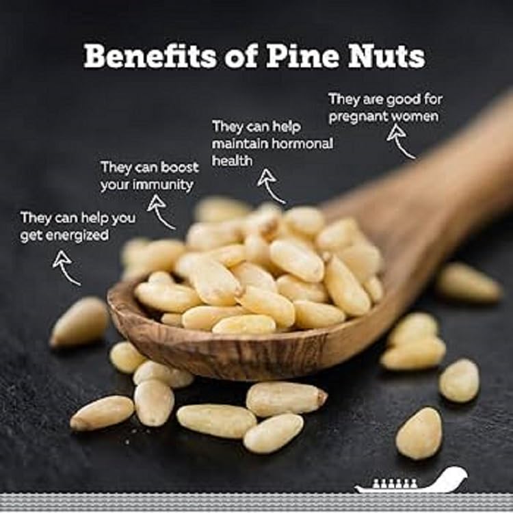 Image of SONAV FOODS Pine Nuts 100 GM | Chilgoza Dry Fruits | Without Shell | Nuts Jumbo Size Pine Nuts Chilgoze | Chilgoja