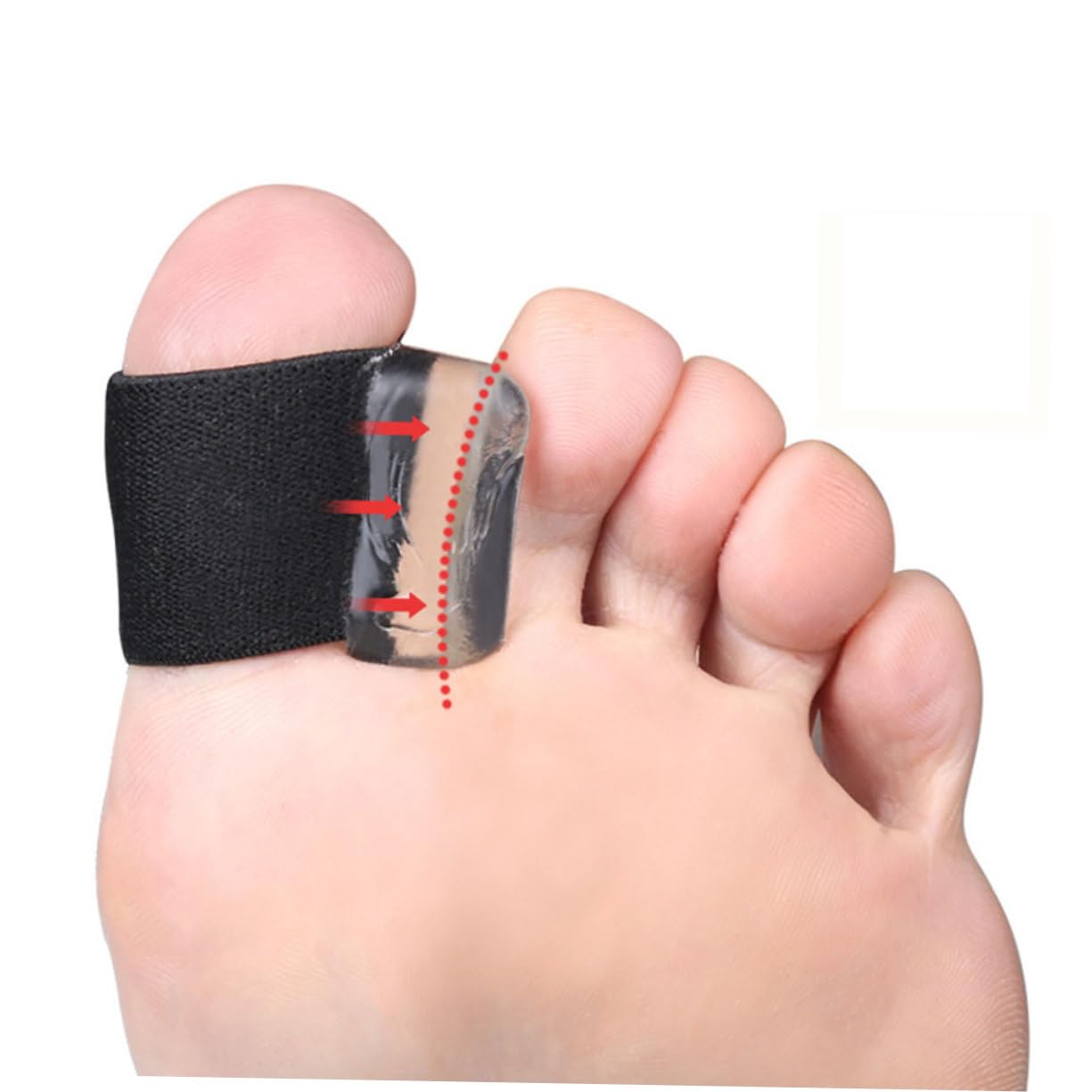 4pairs Bunion Toe Separators Breathable and Comfortable Toe Spreaders for Men Women Relieve Friction Elastic Design