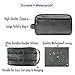 Karl & Jacob Leather Toiletry Bag Men Dopp Kit Portable Travel Organizer