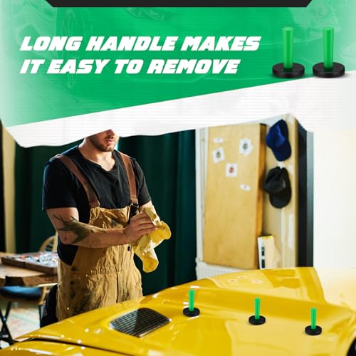Image of 16 Pcs Green Car Vinyl Wrap Magnets Holder Tool Kits for Car Wrapping and Crafts Sign Making Window Tint Tools Magnets