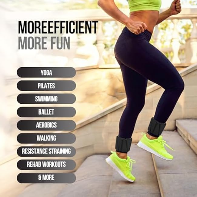 Adjustable Silicone Wrist & Ankle Weights Customizable Fitness Bands for Yoga, Pilates, Running, and Strength Training Detachable Design, Comfortable Eco-Friendly Material