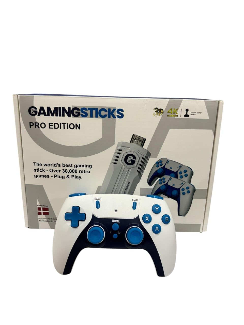 Plug & Play TV Video Game Set for 2 Players with 35+Emulator | 38000+ Built-in Retro Games | Wireless Game Console with Dual Controllers | for Kids & Old School Station Gaming Fans