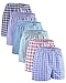 YESWEL Boxershorts Herren 6er Pack, 100% Baumwolle American Unterhosen, Atmungsaktive Unterwäsche, Weit Retroshorts Männer (Mehrfarbig 01, L)