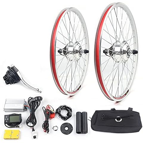 E-Bike Umbausatz 36V 250W 28 Zoll Hinterrad Nabenmotor LCD Motor Umrüstungs-Kit Cover