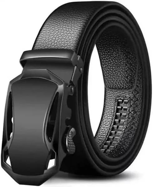 Men's Formal Artificial Leather Black Color Belt-picture-13