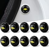 Maimiao for Che-vy Door Trunk Engine Cover Shock Absorption/Anti-Collision/Sound Insulation/Sealing Rubber pad Thickening Decorative Stickers Bumper Door Side Protection Stickers (10PCS)